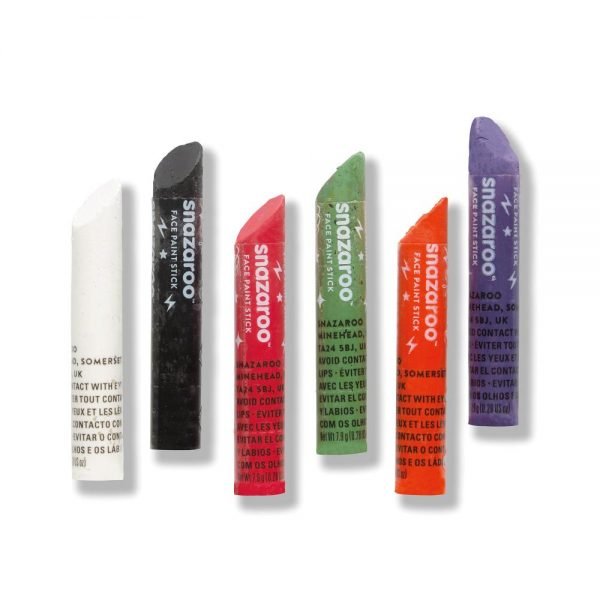 Snazaroo Halloween Face Paint Sticks - Set of 6 - Inspire Newquay