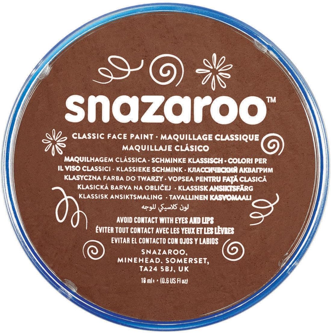 Snazaroo Light Brown Make - Up (18 ml) - Inspire Newquay