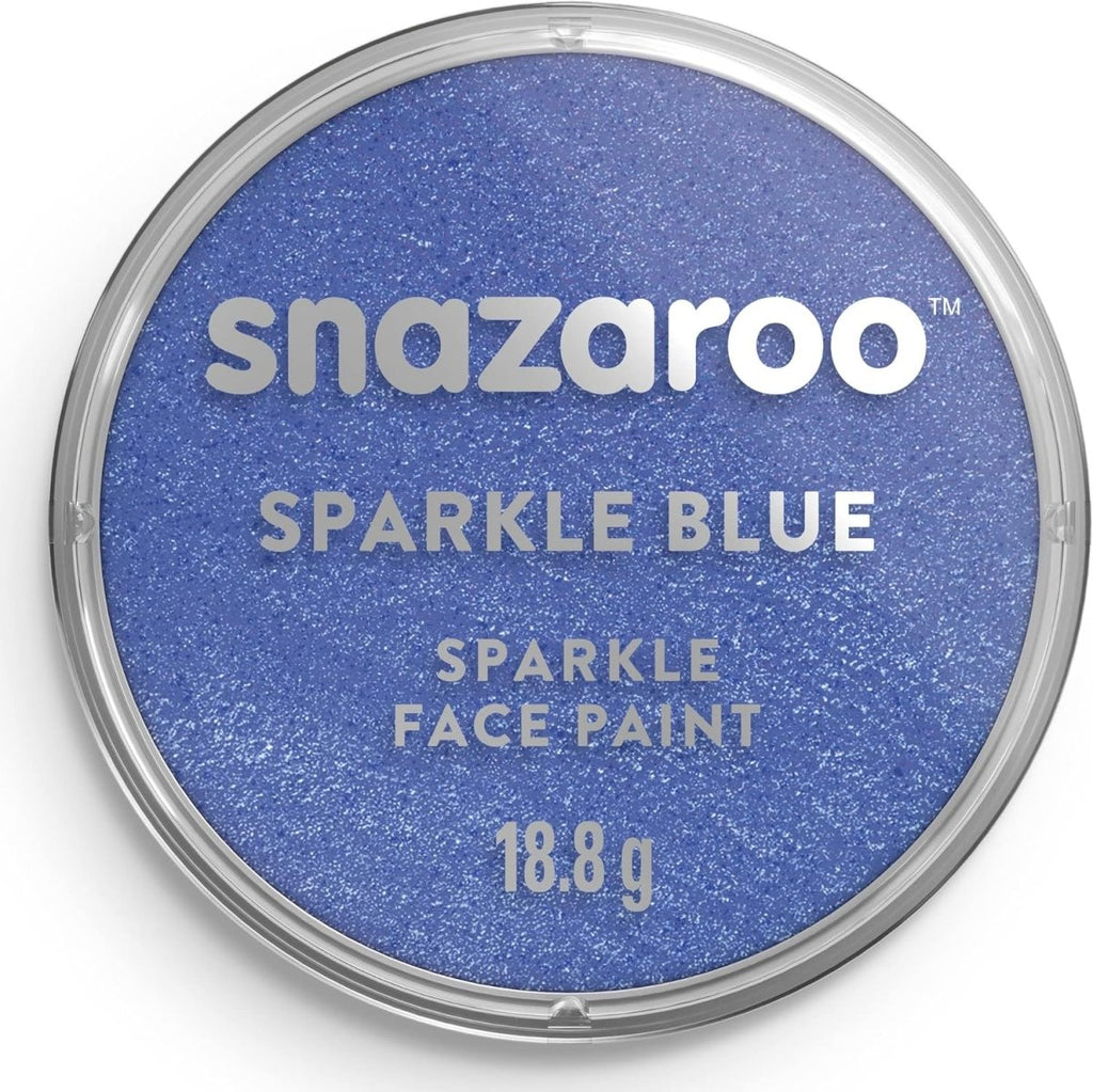 Snazaroo Sparkle Blue Face and Body Paint for Kids and Adults - Inspire Newquay