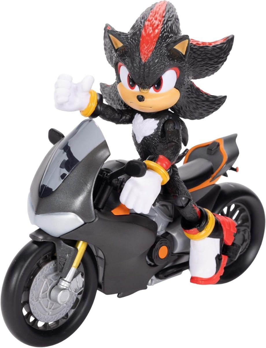 Sonic The Hedgehog 3 Movie 5 Inch Shadow Figure & Motorcycle - Inspire Newquay
