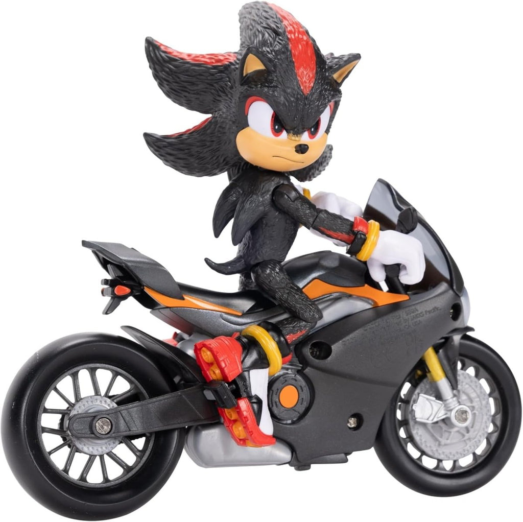 Sonic The Hedgehog 3 Movie 5 Inch Shadow Figure & Motorcycle - Inspire Newquay