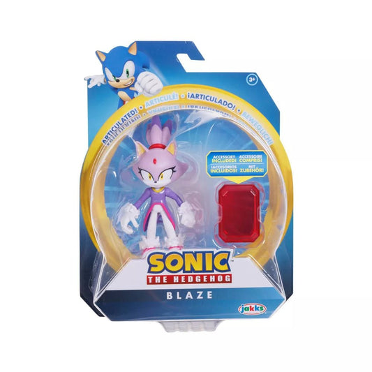 Sonic the Hedgehog Blaze with Sol Emerald Action Figure - Inspire Newquay