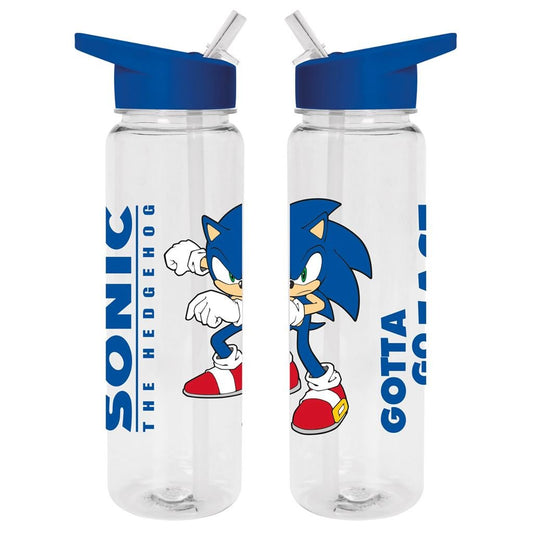 Sonic The Hedgehog (Gotta To Go Fast) Plastic Drinks Bottle - Inspire Newquay