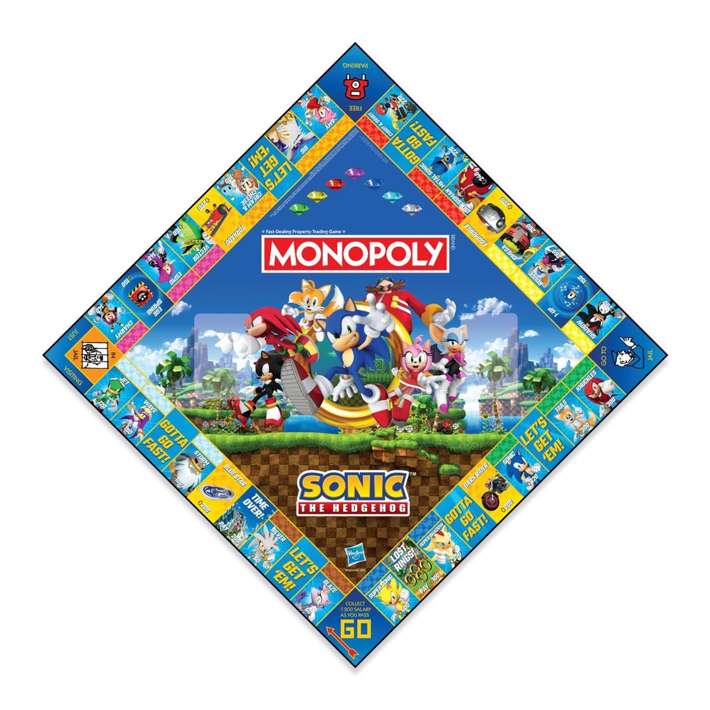Sonic the Hedgehog Monopoly Board Game - Inspire Newquay