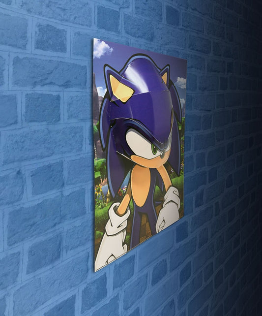 Sonic The Hedgehog (Sonic) 3D Poster (Popheads) - Inspire Newquay