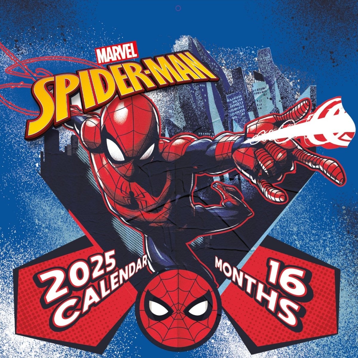 Spider - Man 2025 30X30 Square Calendar - Inspire Newquay