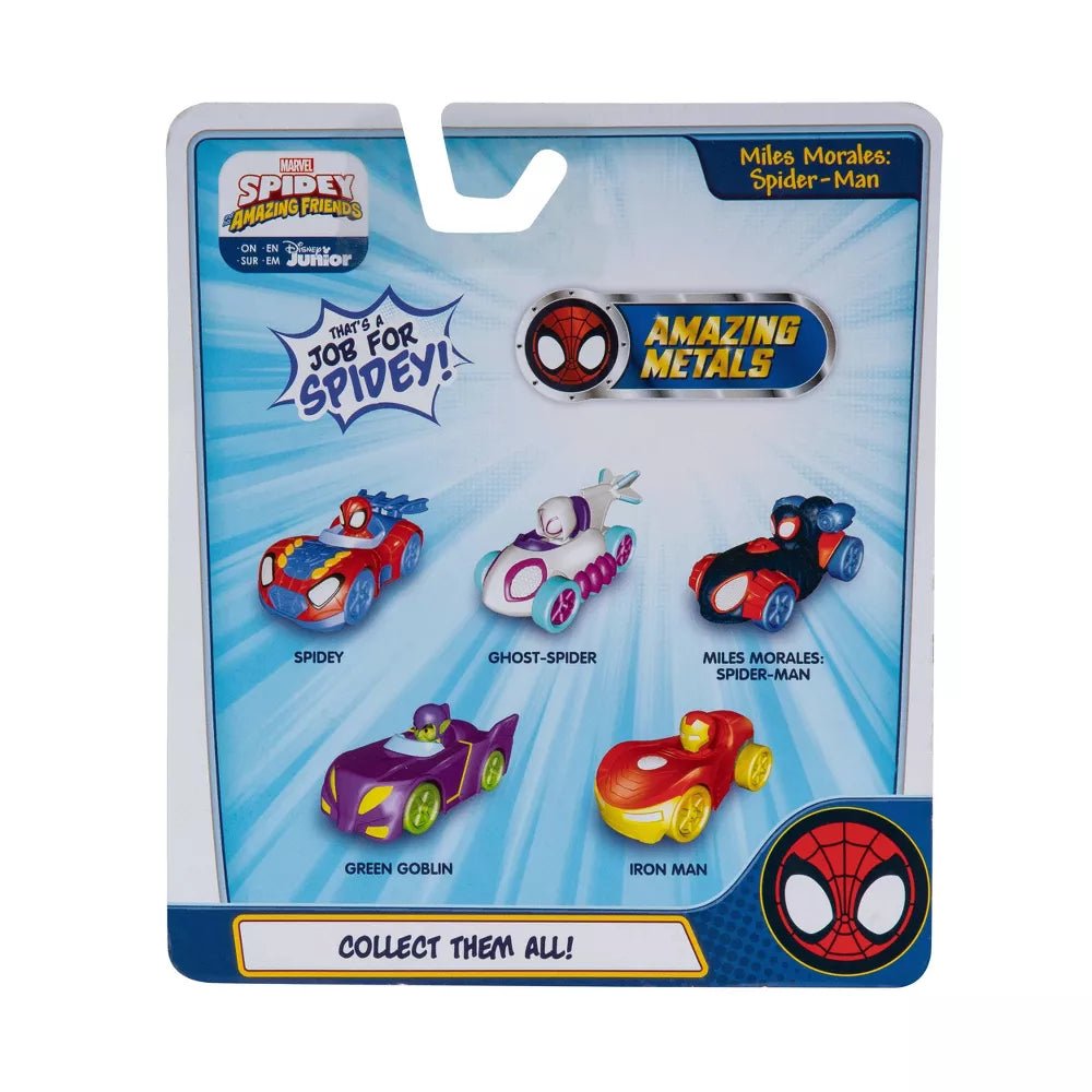 Spidey and His Amazing Friends Amazing Metals Diecast Vehicle - Miles Morales - Inspire Newquay