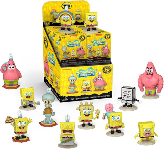 Spongebob Squarepants 25th Anniversary Funko Mystery Minis (1 RANDOM Supplied) - Inspire Newquay