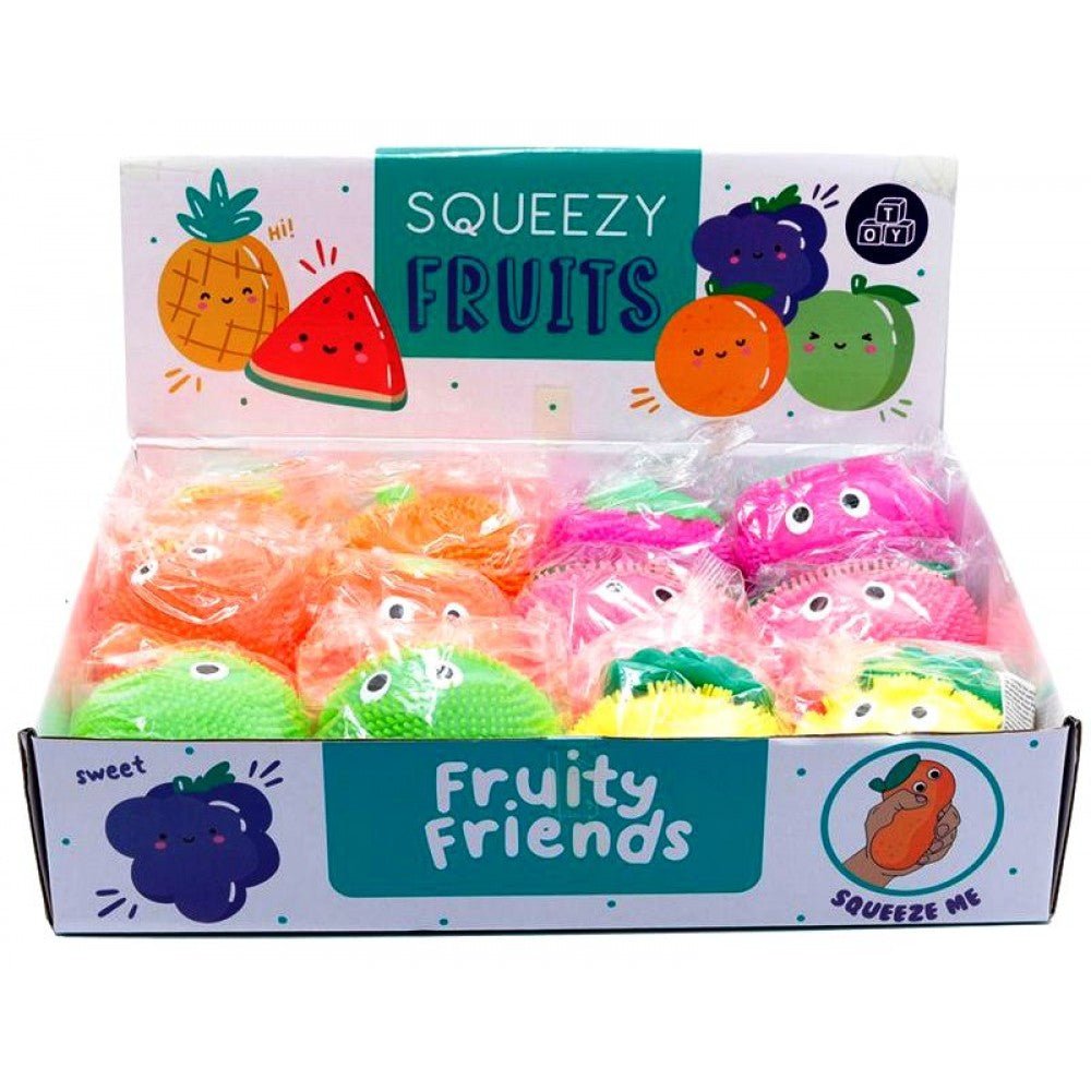Squeezy Puffer Fruity Friends (1 RANDOM Supplied) - Inspire Newquay