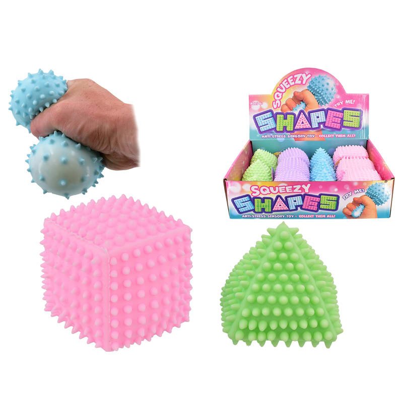 Squeezy Shapes Assorted Fidget Toy (1 RANDOM Supplied) - Inspire Newquay