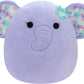 Squishmallow 7.5" Plush Anjali the Purple Elephant - Inspire Newquay