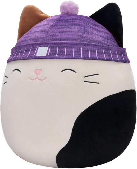 Squishmallows 16" Cam the Calico Cat With Beanie - Inspire Newquay