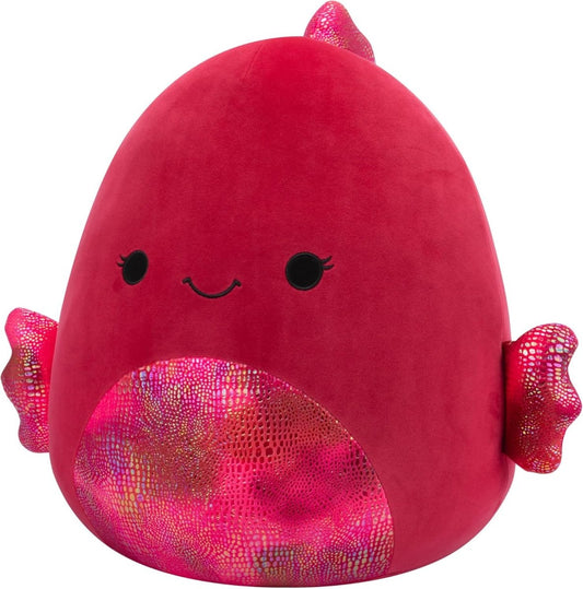 Squishmallows 16 - Inch - Barella The Raspberry Beta Fish - Inspire Newquay