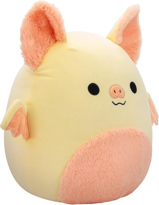 Squishmallows 16 - Inch - Meghan The Cream and Pink Bat with Fuzzy Belly - Inspire Newquay