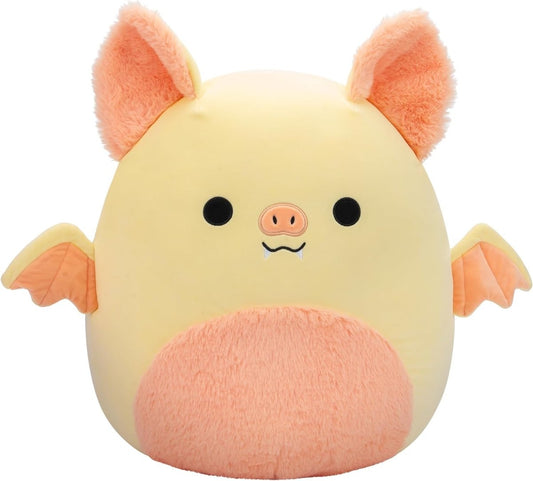 Squishmallows 16 - Inch - Meghan The Cream and Pink Bat with Fuzzy Belly - Inspire Newquay