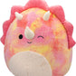 Squishmallows 16 - Inch - Trinity The Winking Pink Tie - Dye Triceratops with Fuzzy Belly - Inspire Newquay