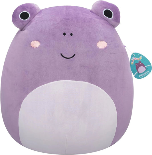 Squishmallows 16" Philomena Purple Toad With Purple Belly - Inspire Newquay