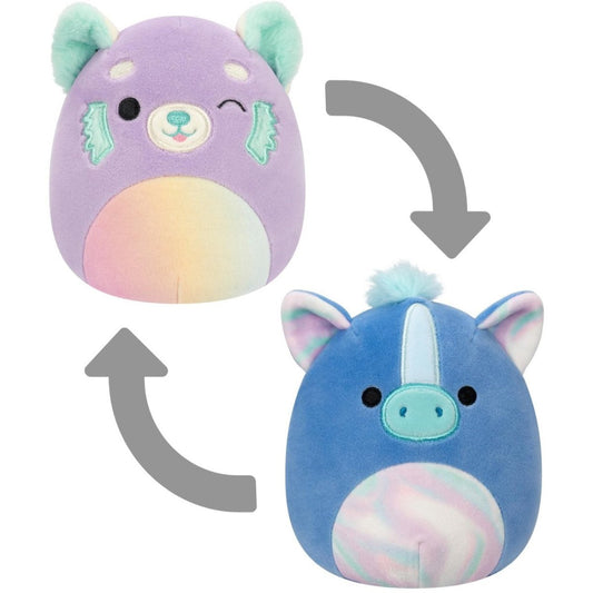 Squishmallows 5" Flip - A - Mallow Lexis & Romano - Inspire Newquay