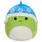 Squishmallows 7.5" Christmas Danny The Dino With Blue Hat - Inspire Newquay