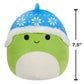 Squishmallows 7.5" Christmas Danny The Dino With Blue Hat - Inspire Newquay