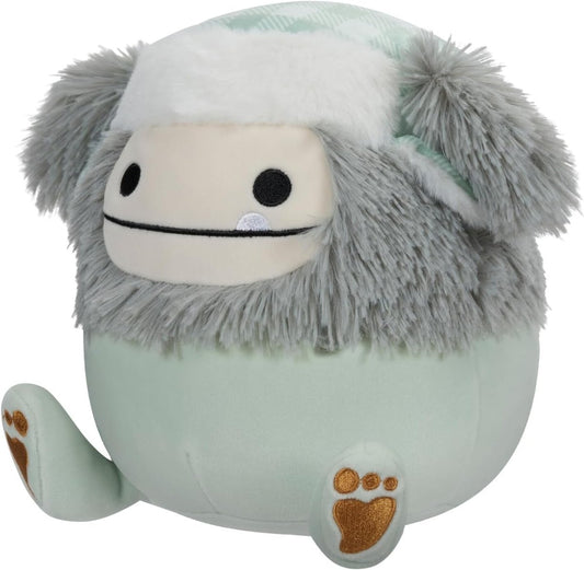 Squishmallows 7.5" Christmas Evita The Grey Bigfoot - Inspire Newquay