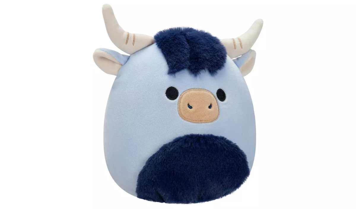 Squishmallows 7.5 inch Blue Highland Cow Toro Plush - Inspire Newquay