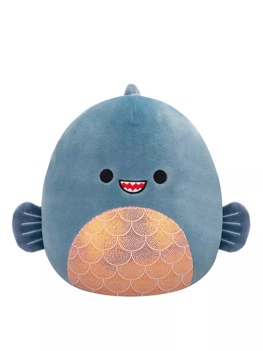 Squishmallows 7.5 - Inch Kurtz the Teal Piranha - Inspire Newquay