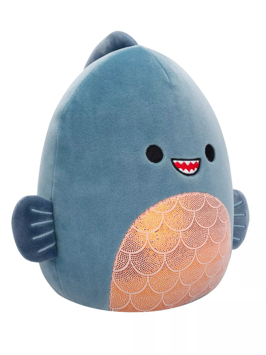 Squishmallows 7.5 - Inch Kurtz the Teal Piranha - Inspire Newquay