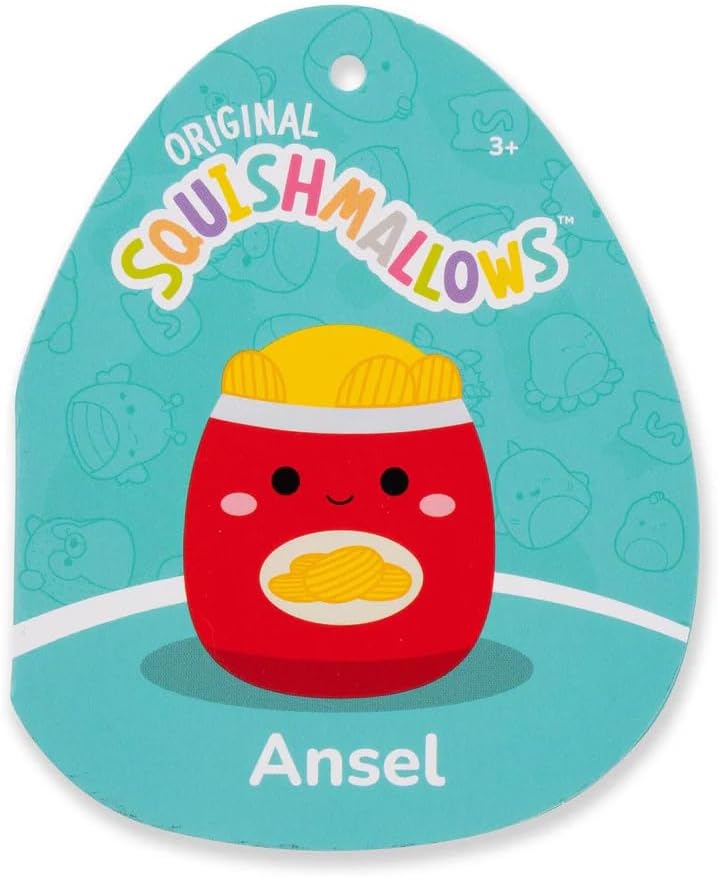 Squishmallows 7.5 Inch Plush - Ansel The Potato Chips - Inspire Newquay