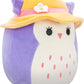 Squishmallows 7.5 - inch Plush - Holly the Purple Owl with Sun Hat - Inspire Newquay