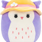 Squishmallows 7.5 - inch Plush - Holly the Purple Owl with Sun Hat - Inspire Newquay