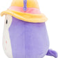 Squishmallows 7.5 - inch Plush - Holly the Purple Owl with Sun Hat - Inspire Newquay