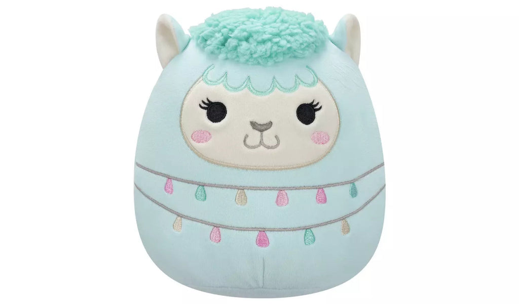 Squishmallows 7.5" Lorna The Light Teal Llama Plush Toy - Inspire Newquay