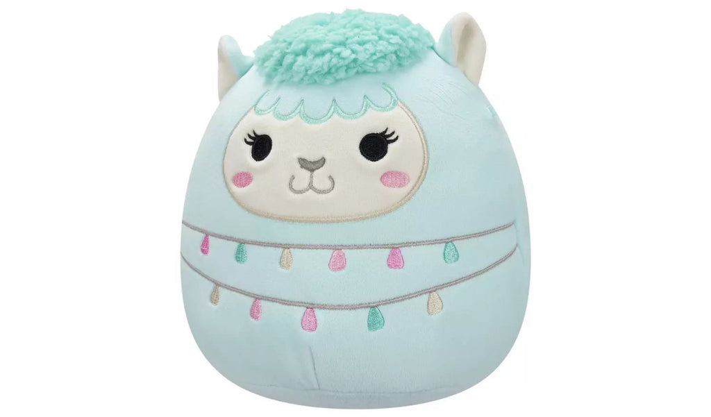 Squishmallows 7.5" Lorna The Light Teal Llama Plush Toy - Inspire Newquay