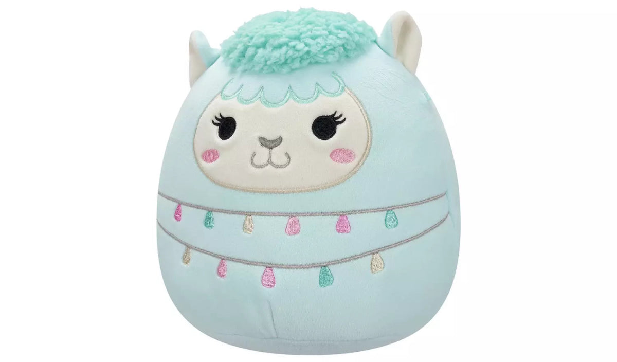 Squishmallows 7.5" Lorna The Light Teal Llama Plush Toy - Inspire Newquay