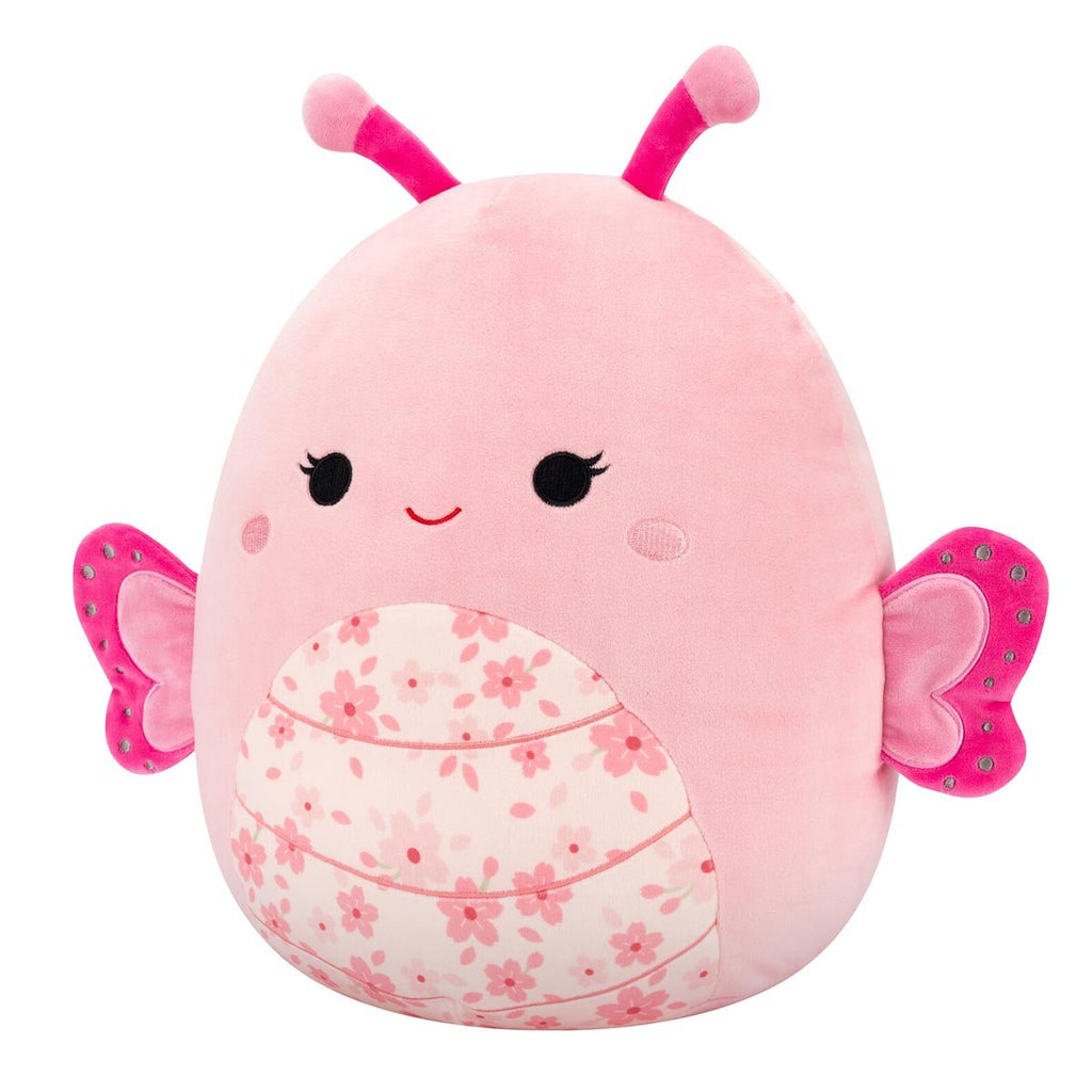 Squishmallows 7.5" Mogo The Pink Butterfly With Sakura Flower Belly - Inspire Newquay