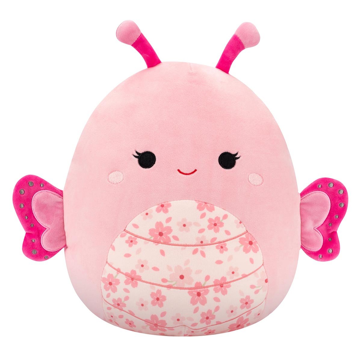 Squishmallows 7.5" Mogo The Pink Butterfly With Sakura Flower Belly - Inspire Newquay