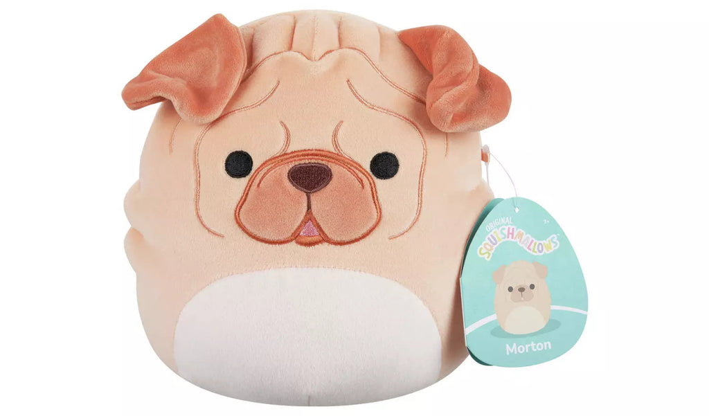 Squishmallows 7.5" Morton The Brown Shar Pei Plush - Inspire Newquay