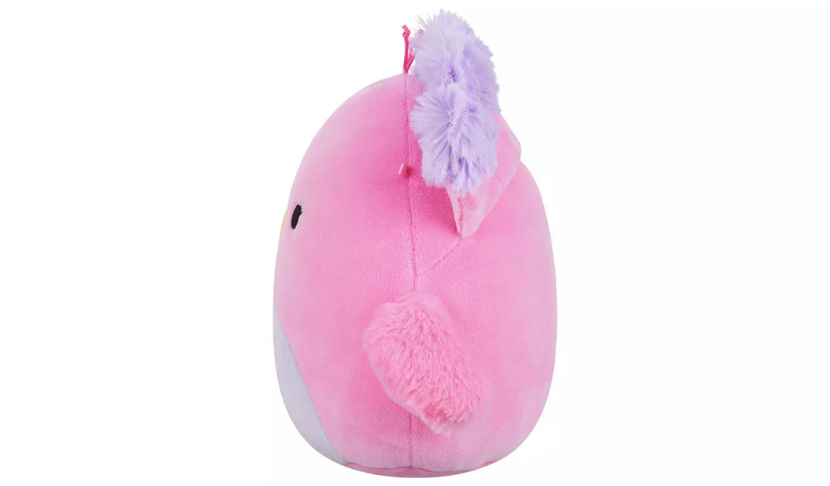 Squishmallows 7.5" Sweetpea Pink Purple Peacock Plush Toy - Inspire Newquay