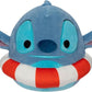 Squishmallows 8" Disney Stitch In Inner Tube Plush - Inspire Newquay