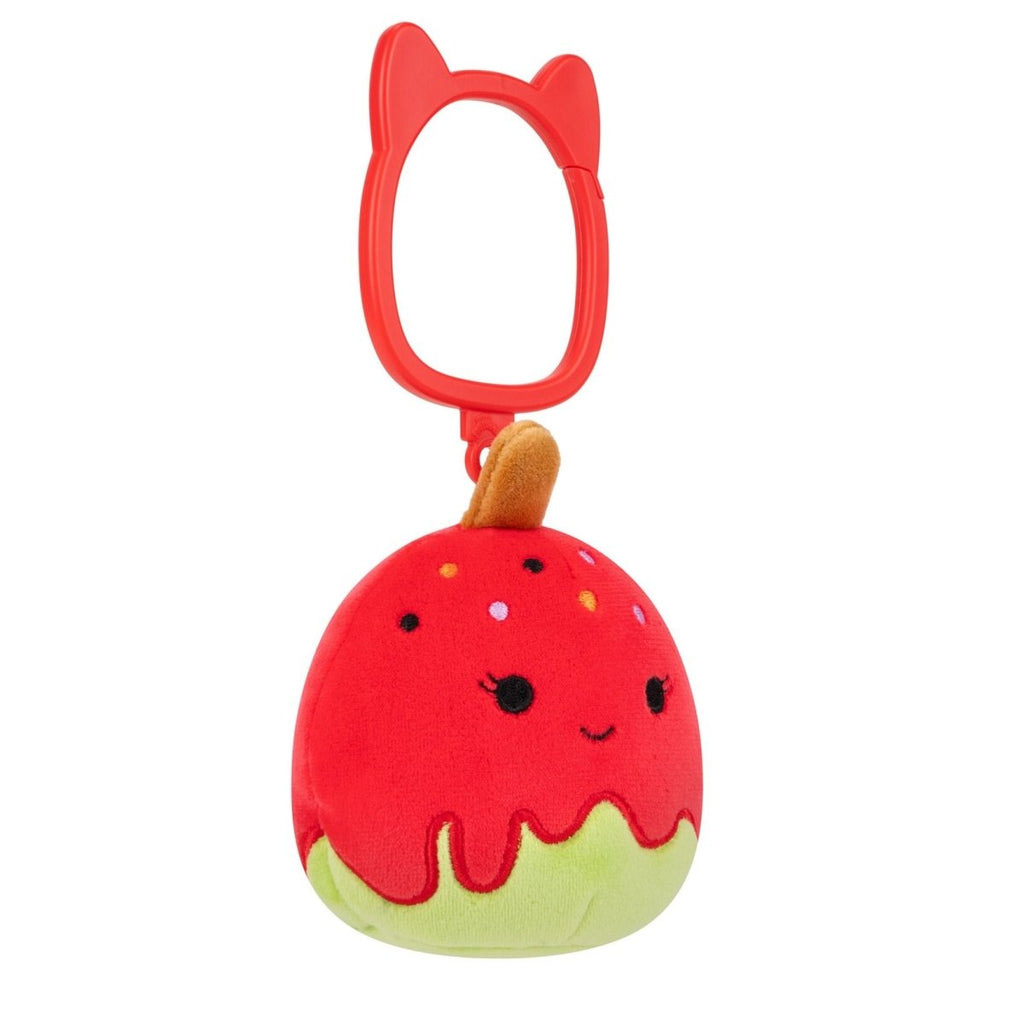 Squishmallows Halloween Keir the Candy Apple 3.5" Clip - On Plush - Inspire Newquay