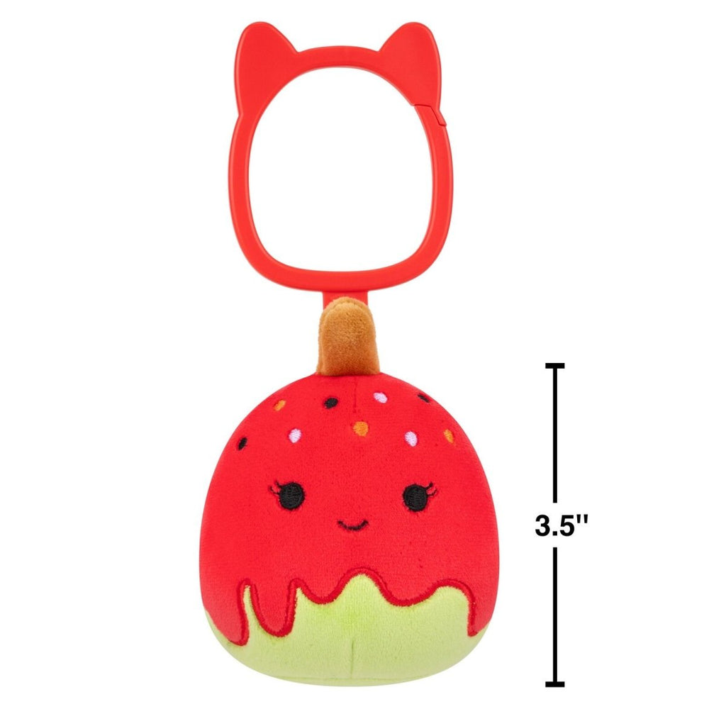 Squishmallows Halloween Keir the Candy Apple 3.5" Clip - On Plush - Inspire Newquay