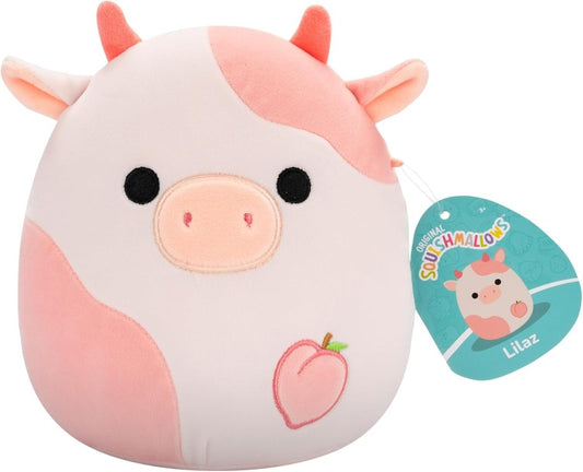 Squishmallows Lilaz the Peach Cow 7.5" Plush - Inspire Newquay