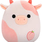 Squishmallows Lilaz the Peach Cow 7.5" Plush - Inspire Newquay