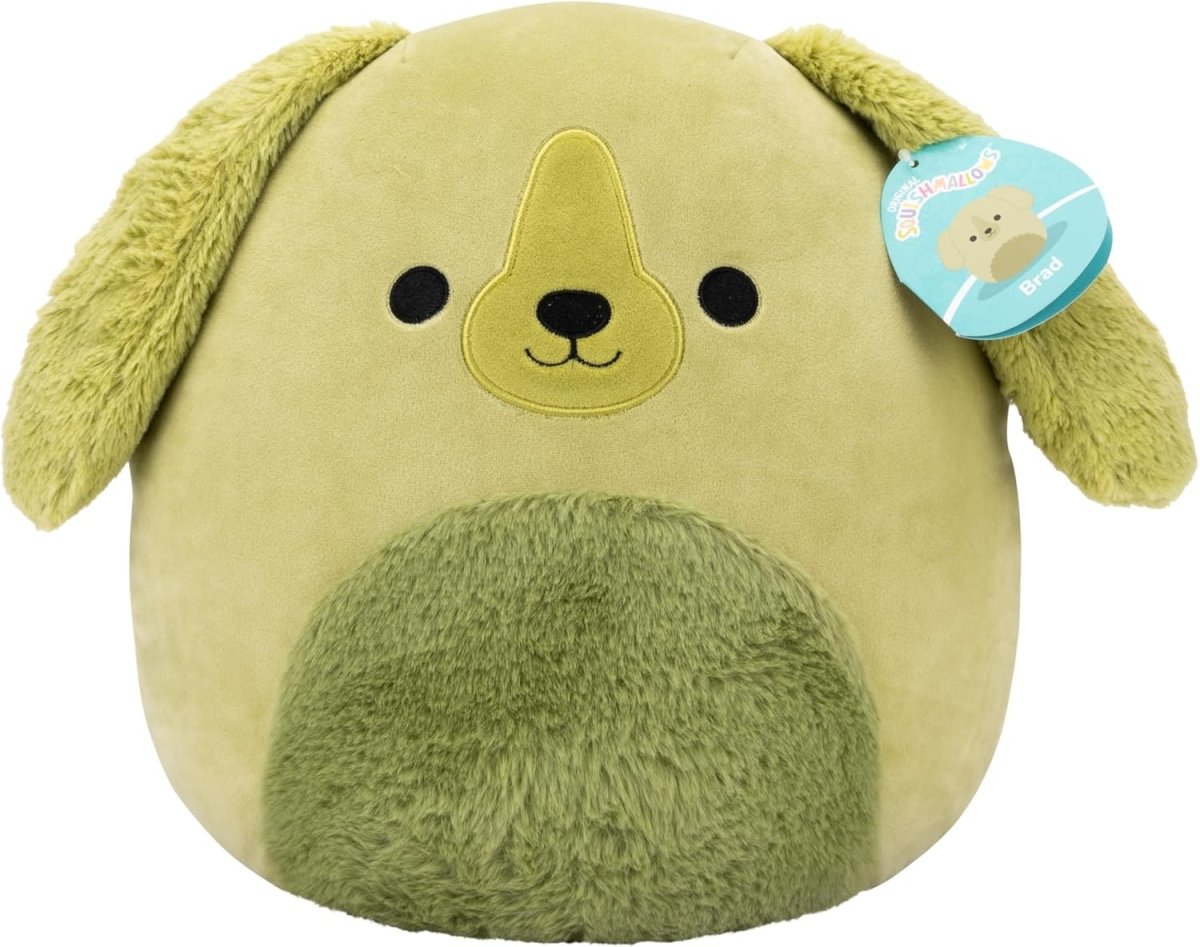 Squishmallows Original 12in Brad The Green Retriever Dog - Inspire Newquay