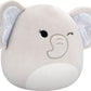 Squishmallows Original 7.5 Inch - Cherish the Winking Grey Elephant - Inspire Newquay