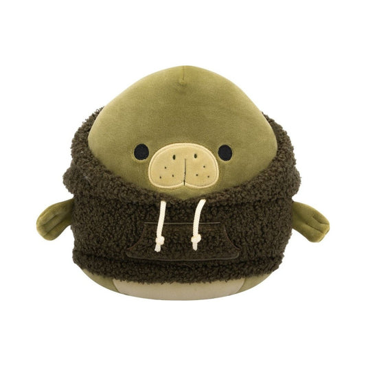 Squishmallows Wooster the Manatee in Sherpa Hoodie 7.5 inch Plush - Inspire Newquay