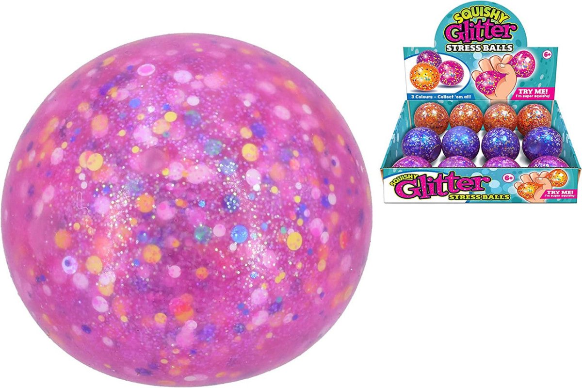 Squishy Glitter Ball (One at Random) - Inspire Newquay