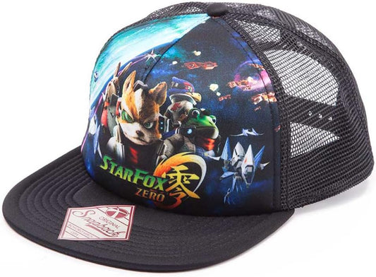 Star Fox Zero Nintendo black snapback trucker Cap - Inspire Newquay