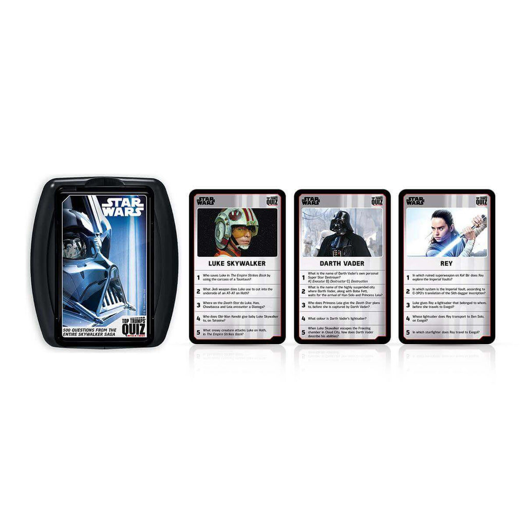 Star Wars 21 Top Trumps Quiz Card Game - Inspire Newquay